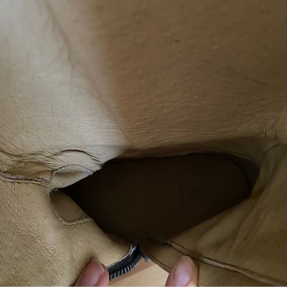 Frye Jayden Button Melissa Tall Black Leather High Riding Boots 6B Style 3475095 - Picture 11 of 15